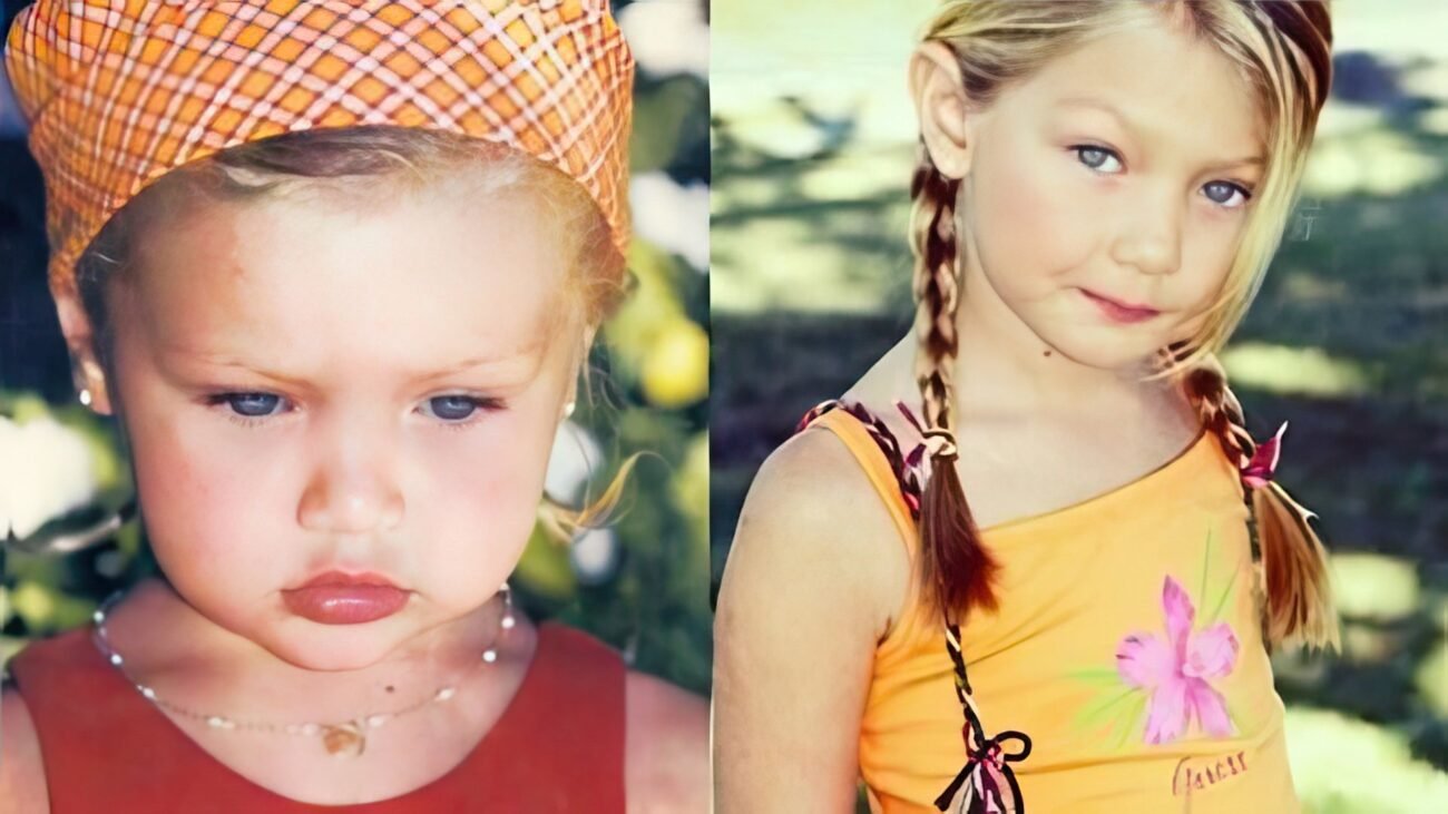 Young Gigi Hadid childhood photo